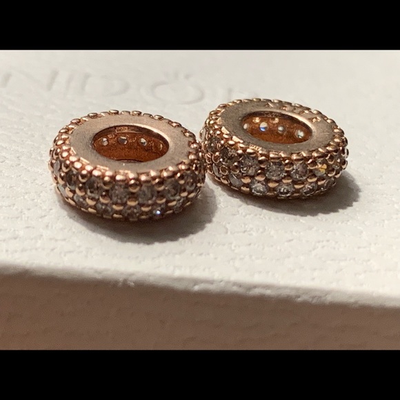Inspiration Within Spacer, Pandora Rose ™ & CZ - Picture 3 of 4